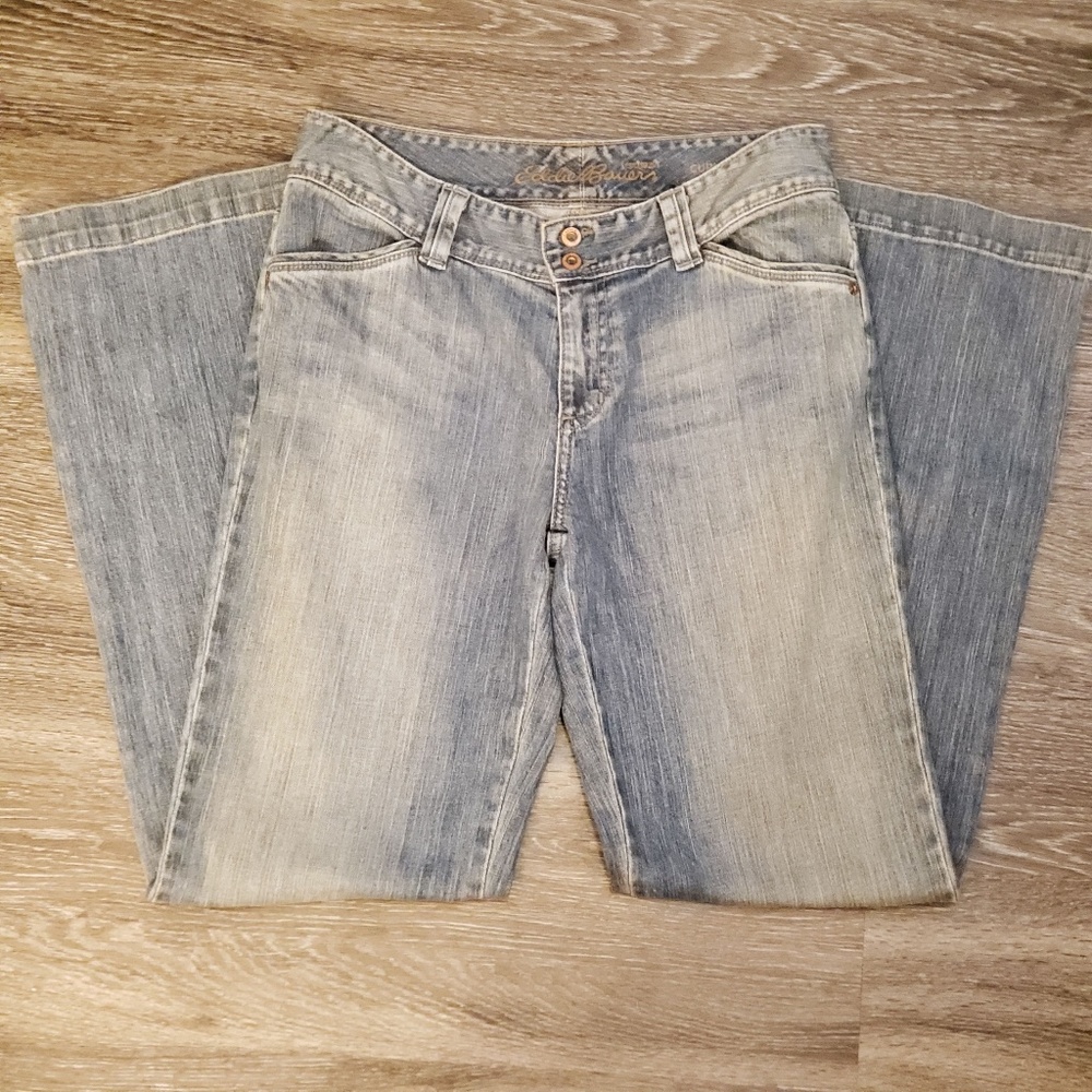 ⚓⚓⚓ Eddie Bauer Curvy Trouser - Lt. Pacific 6R